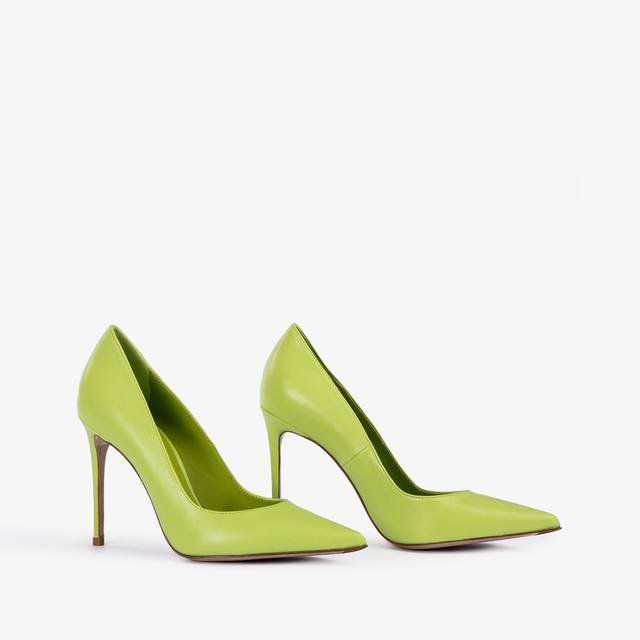 Le Silla Décolleté pelle verde apple Grande vendita