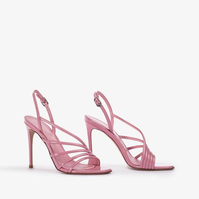 Le Silla Sandalo vernice rosa dea Fornitura limitata