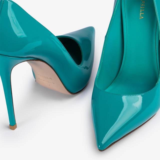 Le Silla Décolleté vernice verde liberty Shopping online