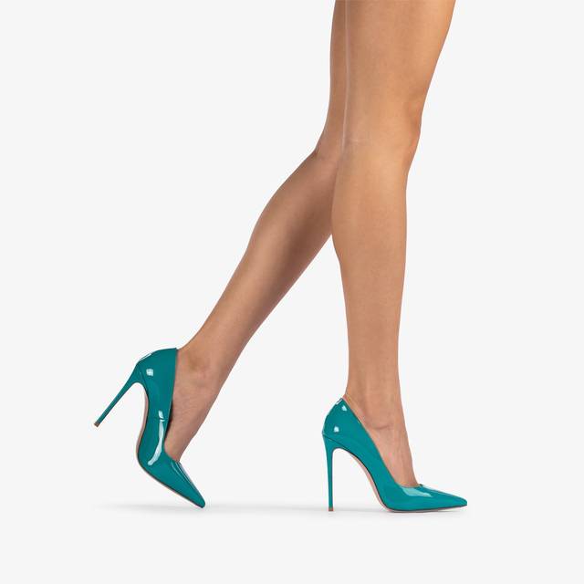 Le Silla Décolleté vernice verde liberty Shopping online