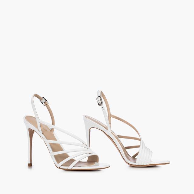 Le Silla Sandalo vernice bianco Vendite stagionali