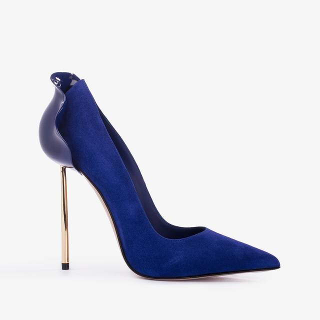 Le Silla Décolleté camoscio blu lazuli Latest fashion