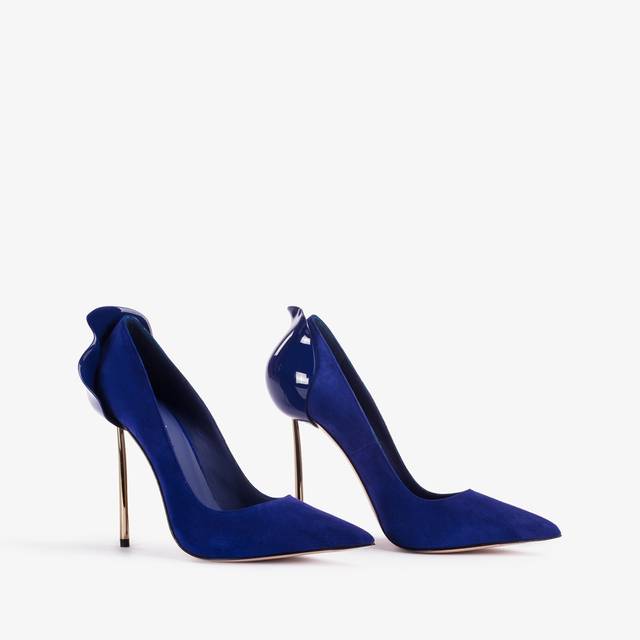 Le Silla Décolleté camoscio blu lazuli Latest fashion