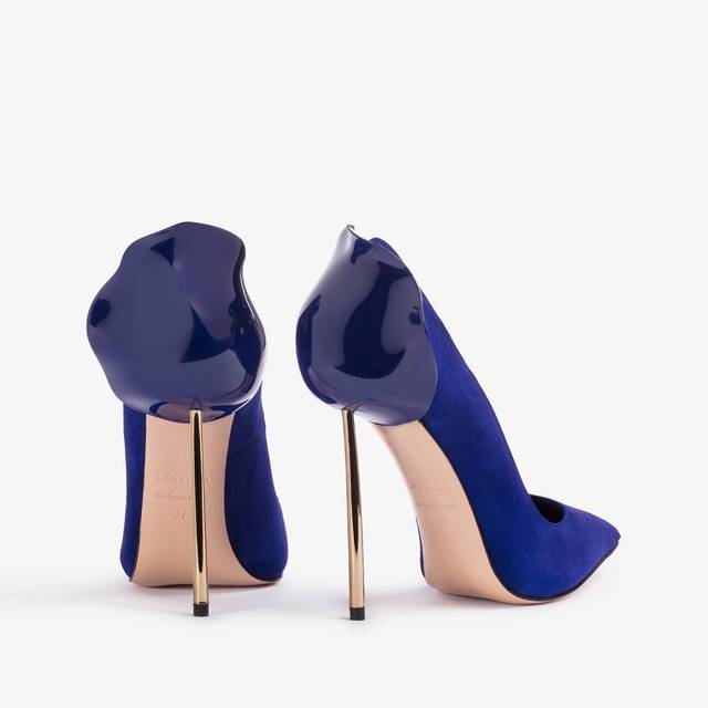 Le Silla Décolleté camoscio blu lazuli Latest fashion