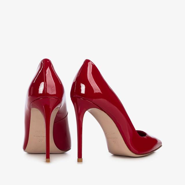 Le Silla Décolleté vernice rossa Sconti VIP
