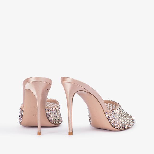 Le Silla Sandalo gioiello rete nude skin con Cristalli Offerta speciale della fabbrica