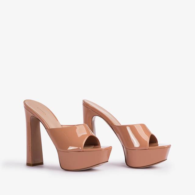 Le Silla Sandalo con plateau vernice nude phard Discount Store per i nuovi prodotti
