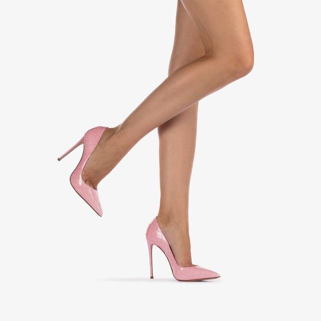 Le Silla Décolleté stampa cocco rosa dea Enormi sconti