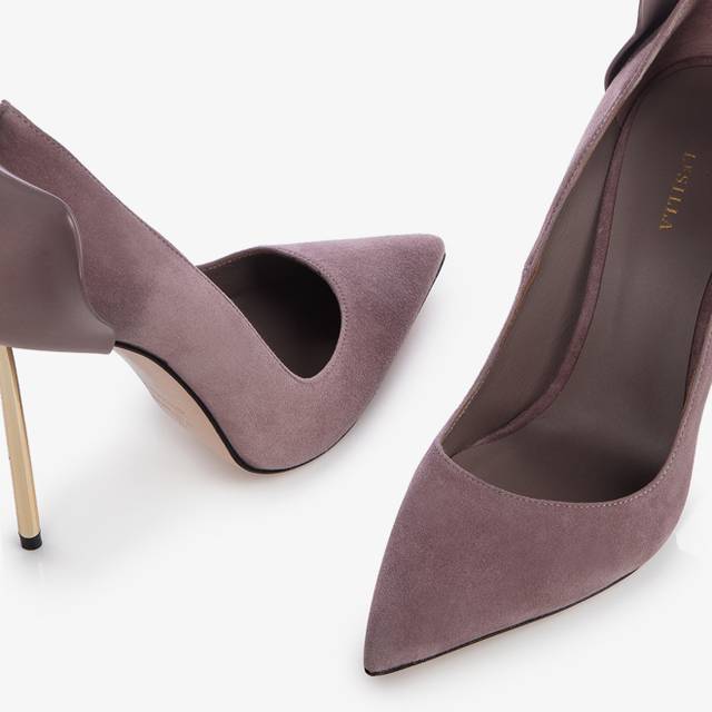 Le Silla Décolleté camoscio nude petra Black Friday Prezzi