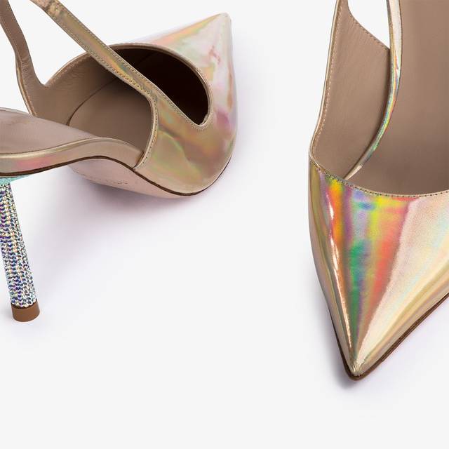 Le Silla Slingback iridescente nude Sconti questo mese