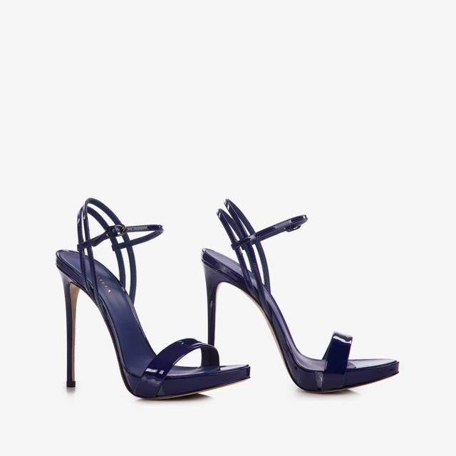 Le Silla Sandalo vernice blu lazuli Nuovo