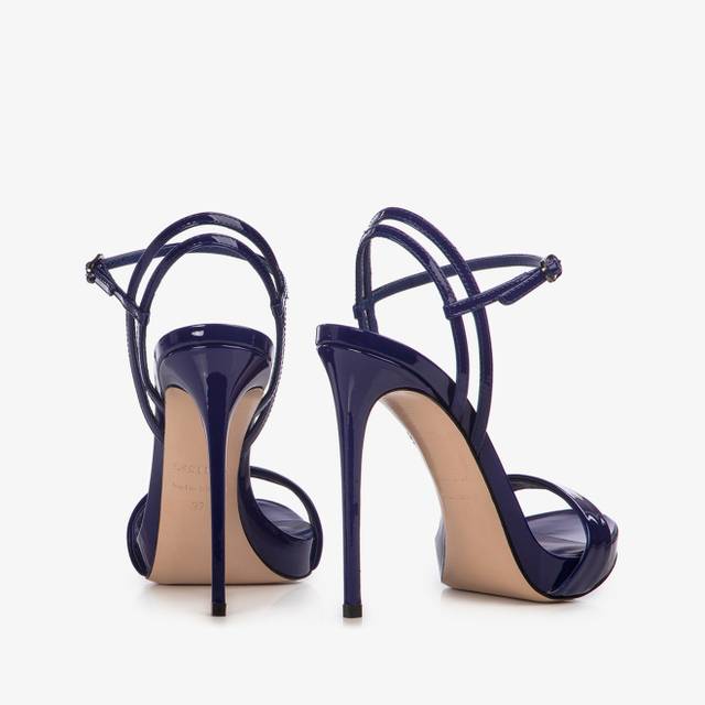 Le Silla Sandalo vernice blu lazuli Nuovo