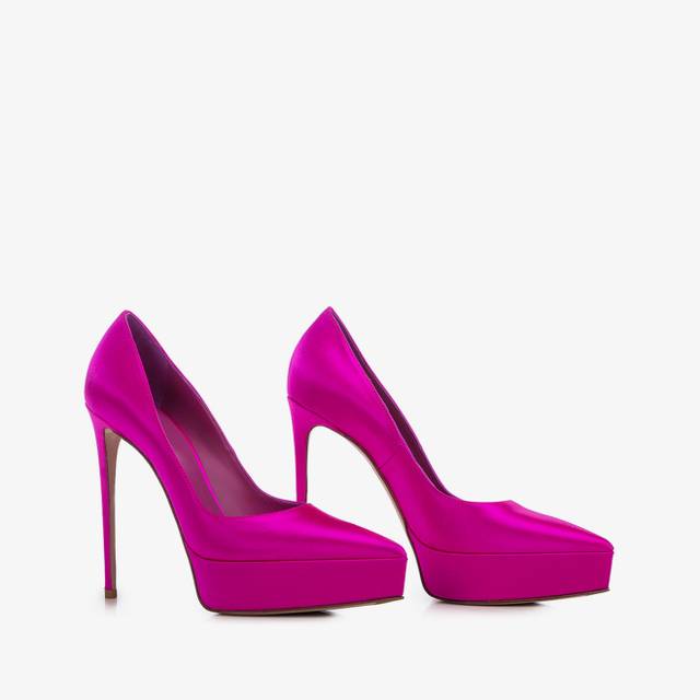 Le Silla Décolleté con plateau raso fucsia bouganville Prezzo Ridotto