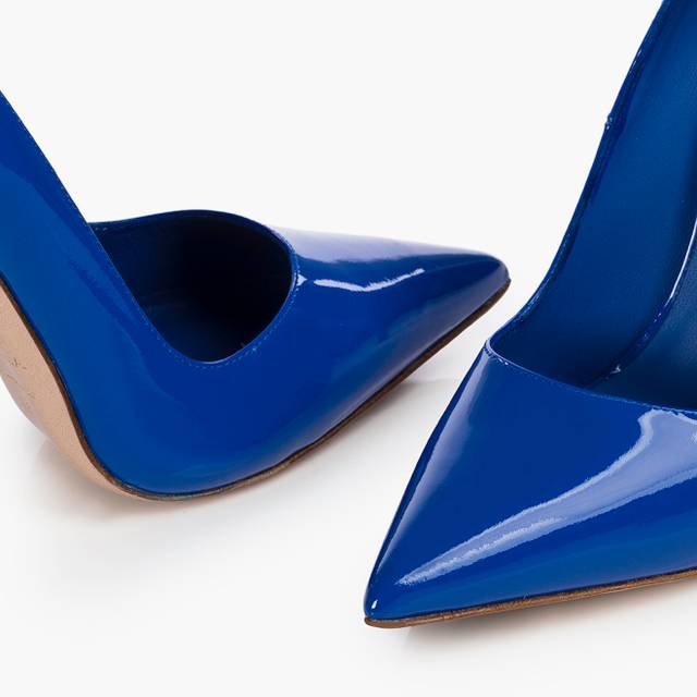Le Silla Décolleté vernice blu persia Convenienza