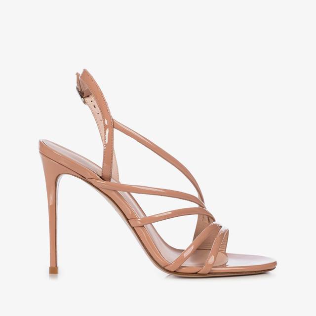 Le Silla Sandalo vernice nude phard Presa