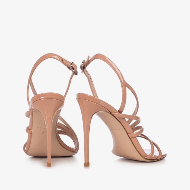 Le Silla Sandalo vernice nude phard Presa