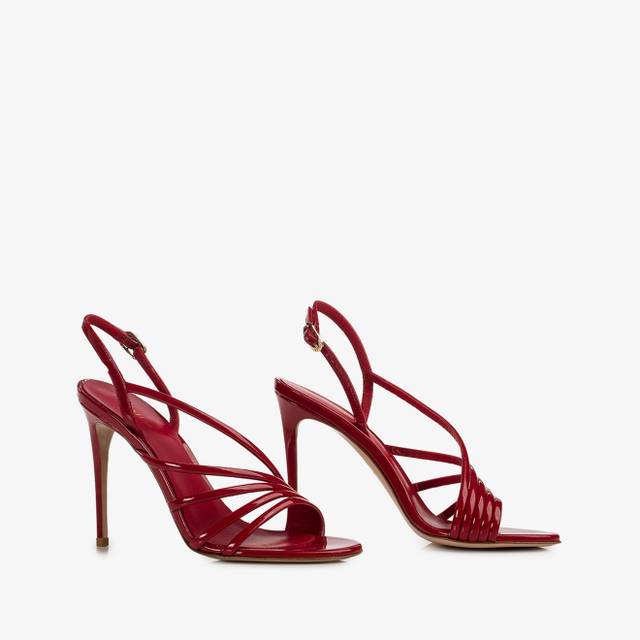 Le Silla Sandalo vernice rosso Sconto