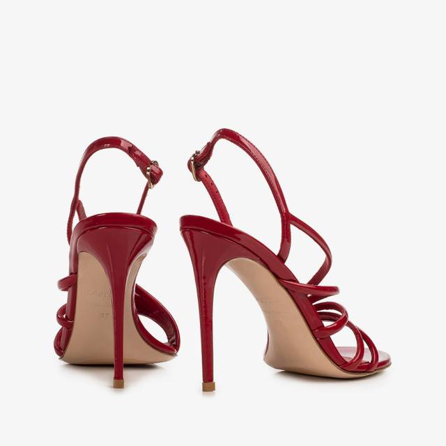 Le Silla Sandalo vernice rosso Sconto