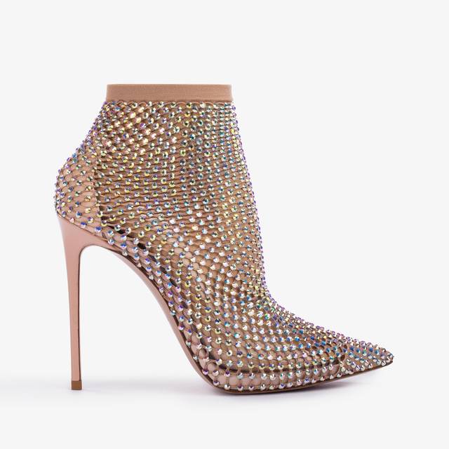 Le Silla Stivaletto calza nude skin e Cristalli Offerta