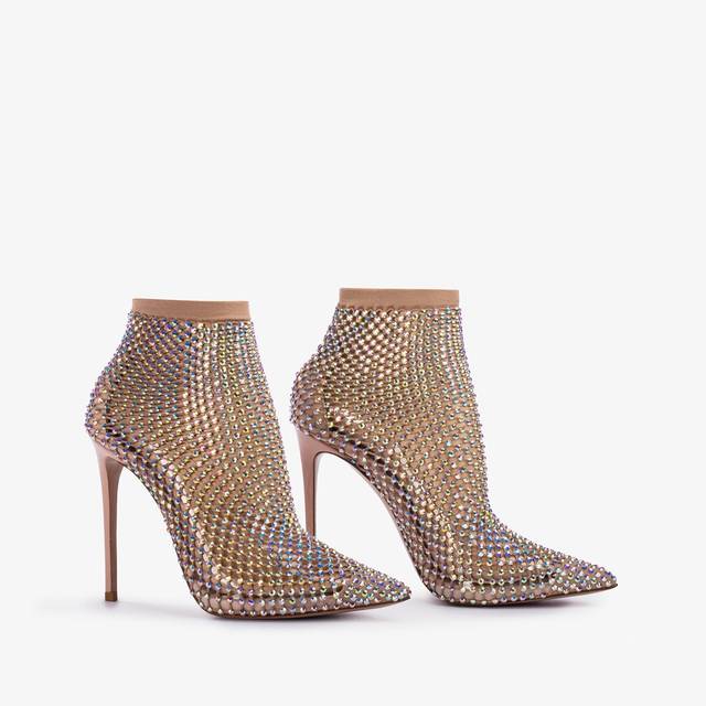Le Silla Stivaletto calza nude skin e Cristalli Offerta