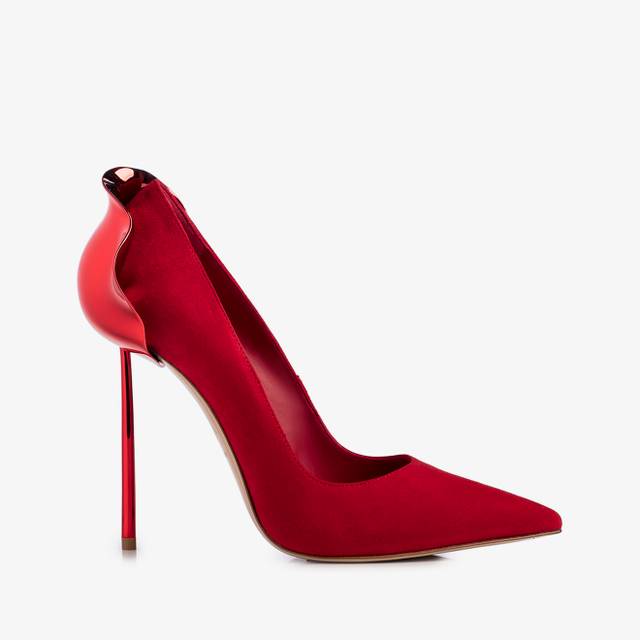 Le Silla Décolleté camoscio rossa Economico