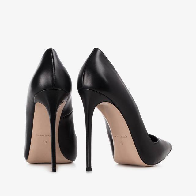 Le Silla Décolleté pelle nera Online