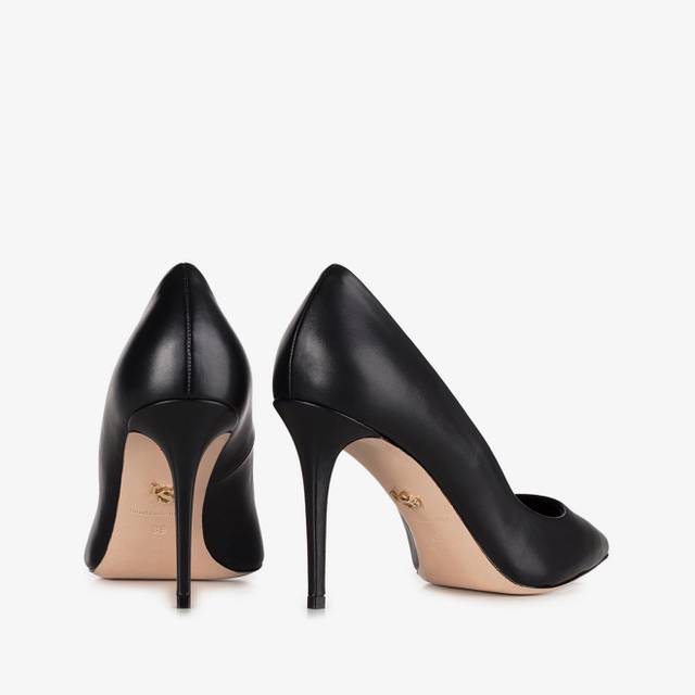 Le Silla Décolleté pelle nera Sconto di tempo limitato