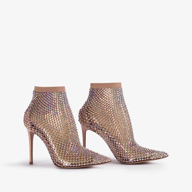 Le Silla Stivaletto calza nude skin e Cristalli Shopping online