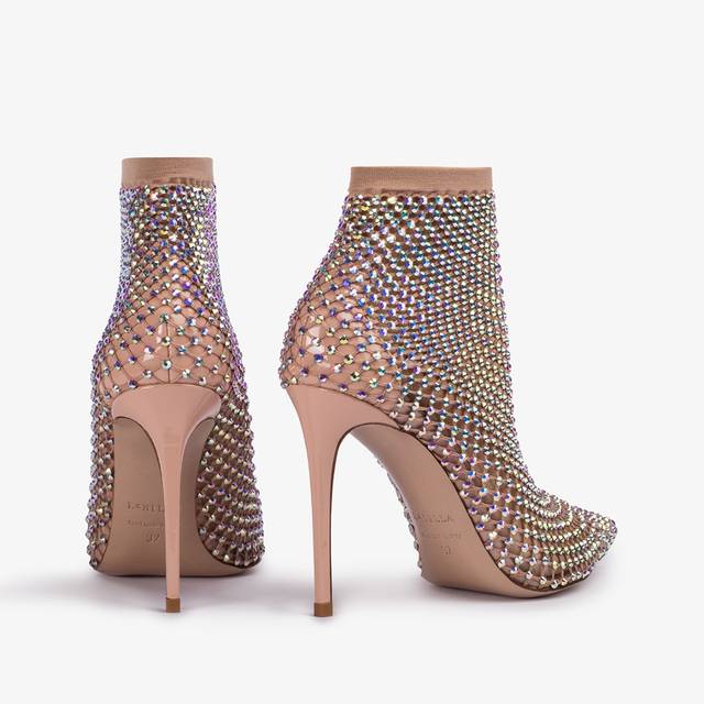 Le Silla Stivaletto calza nude skin e Cristalli Shopping online