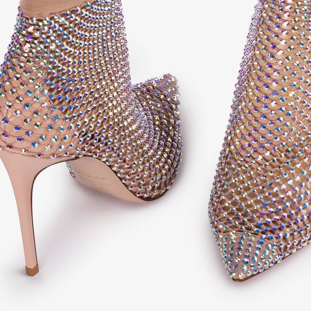 Le Silla Stivaletto calza nude skin e Cristalli Shopping online