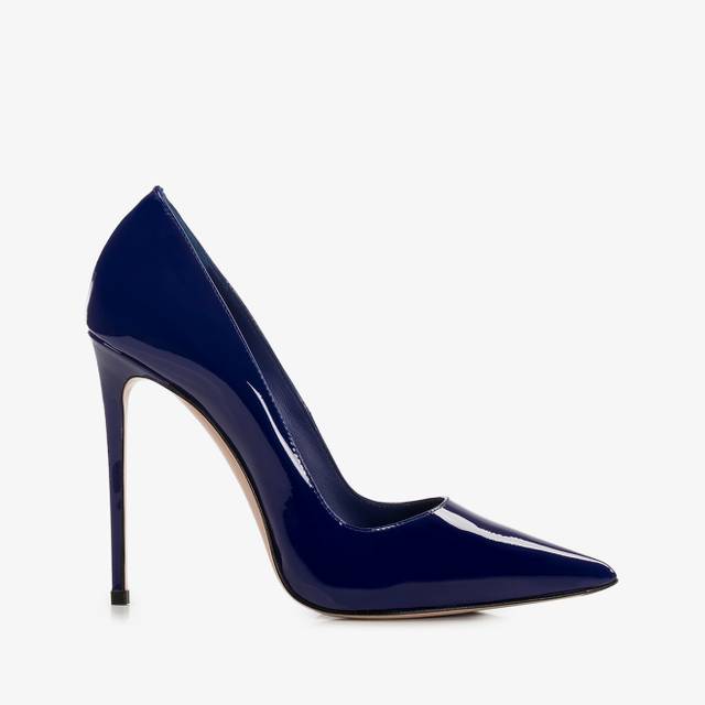 Le Silla Décolleté vernice blu lazuli