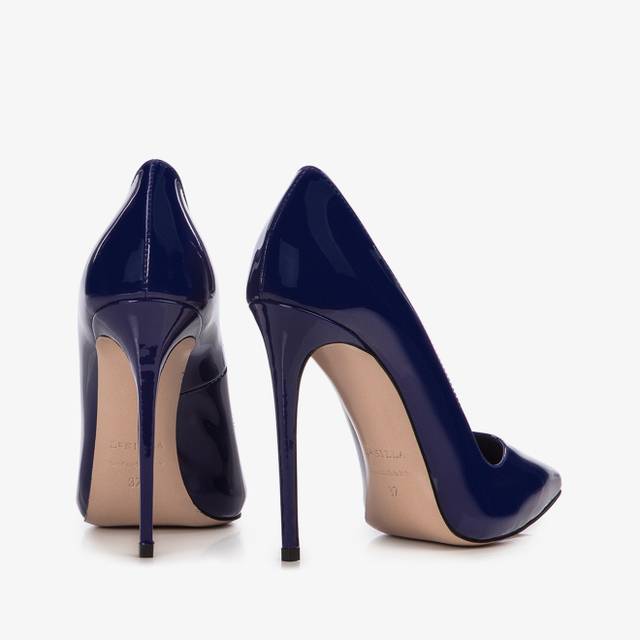 Le Silla Décolleté vernice blu lazuli Offerta esclusiva