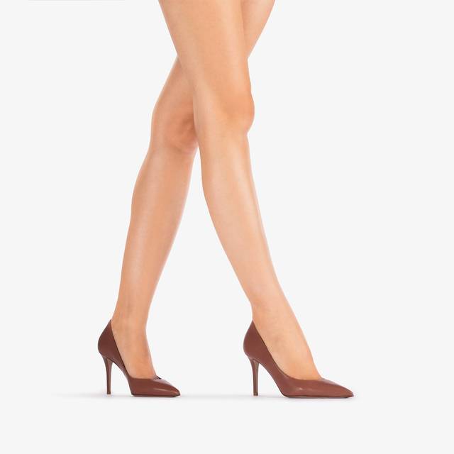 Le Silla Décolleté pelle marrone cake Offerta natalizia