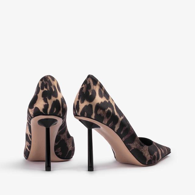 Le Silla Décolleté raso stampa leopardata Offerta Pasqua