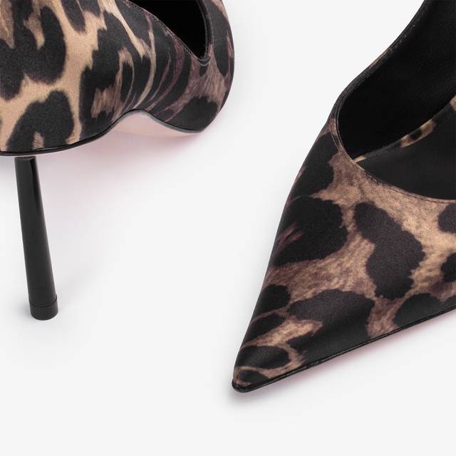 Le Silla Décolleté raso stampa leopardata Offerta Pasqua