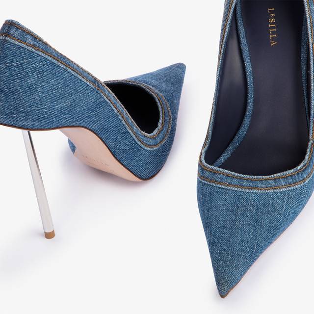 Le Silla Décolleté denim blu Offerta per la Festa della Mamma