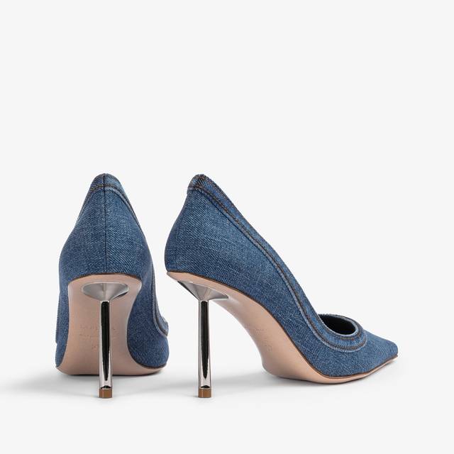 Le Silla Décolleté denim blu Offerta Giorno del Papà