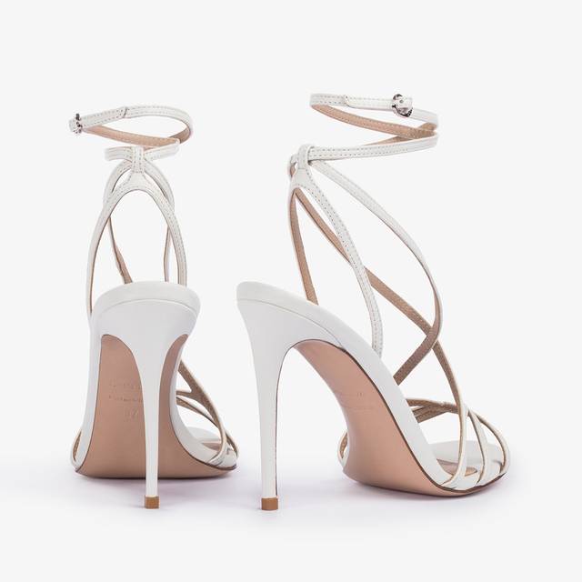 Le Silla Sandalo pelle bianco Offerte stagionali