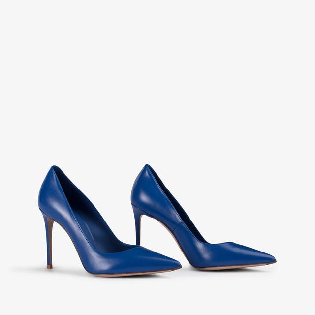 Le Silla Décolleté pelle blu persia Offerte giornaliere