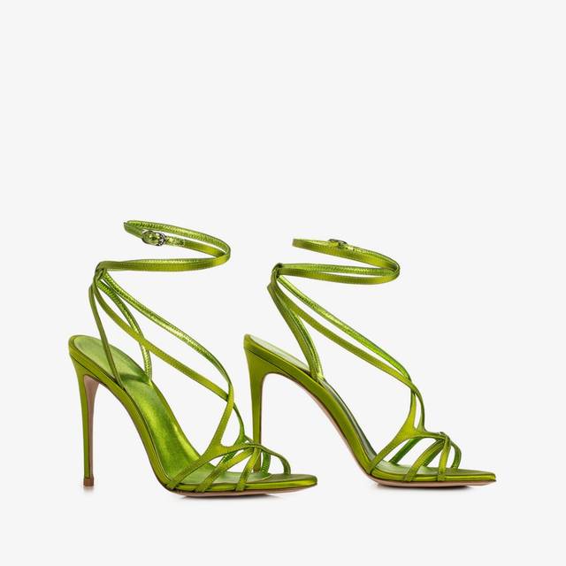 Le Silla Sandalo raso verde tokyo Prezzo basso