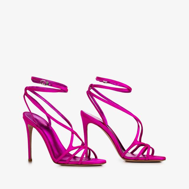Le Silla Sandalo raso fucsia bouganville Super Saving Price