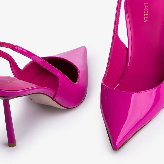 Le Silla Slingback vernice fucsia bouganville Offerta settimanale