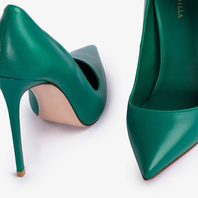 Le Silla Décolleté pelle verde golf ACQUISTA ORA