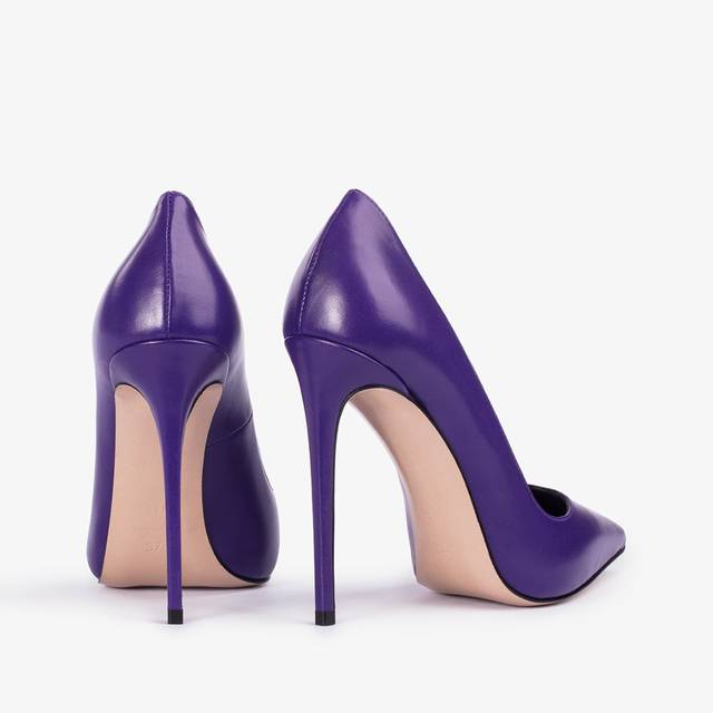 Le Silla Décolleté pelle viola kamala Latest stili