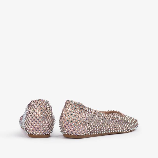 Le Silla Ballerina gioiello rete nude skin con Cristalli Fino al 50% di sconto