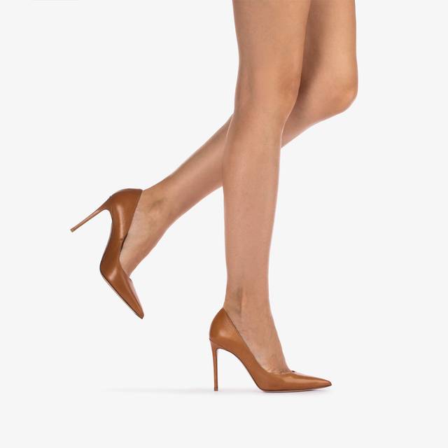 Le Silla Décolleté pelle marrone cuba Solo un giorno rimasto