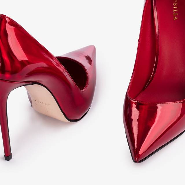 Le Silla Décolleté iridescente rossa rebel Limitato a 3 giorni