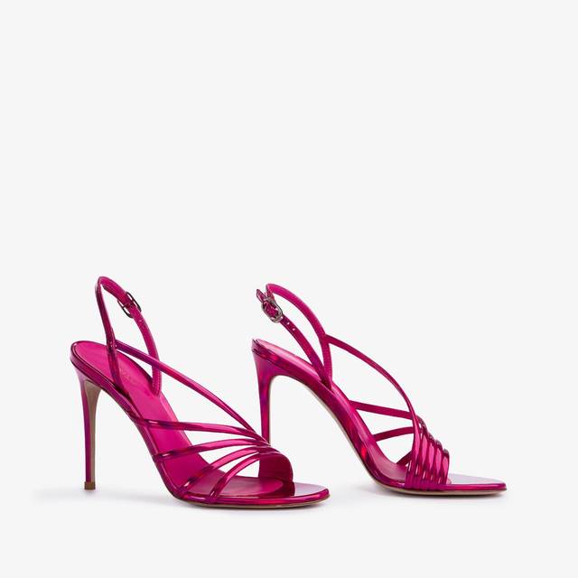 Le Silla Sandalo iridescente fucsia bouganville Sconti questo mese