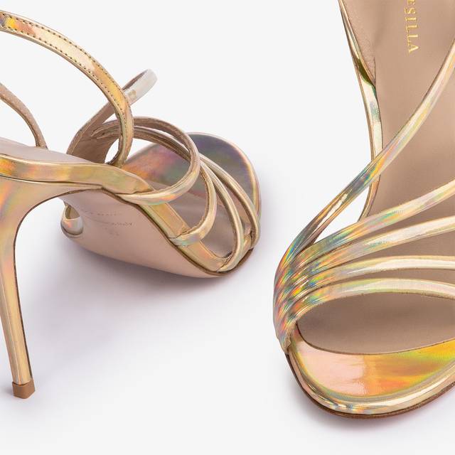 Le Silla Sandalo iridescente nude 2025