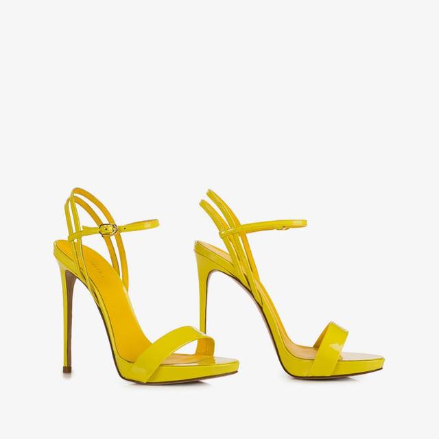 Le Silla Sandalo vernice giallo stella Promozione